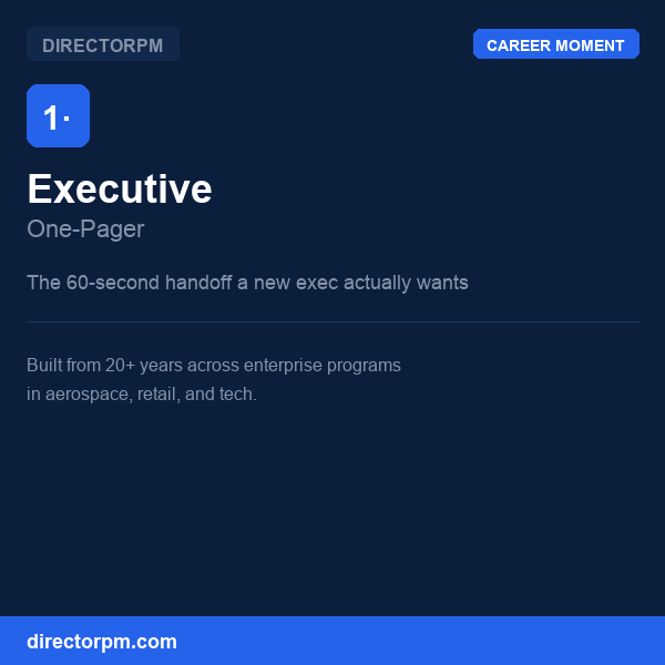 Executive one-pager thumbnail