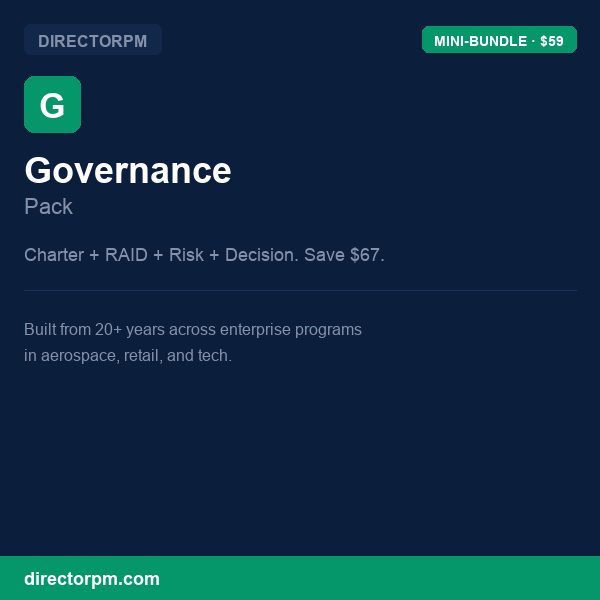 Governance Pack thumbnail