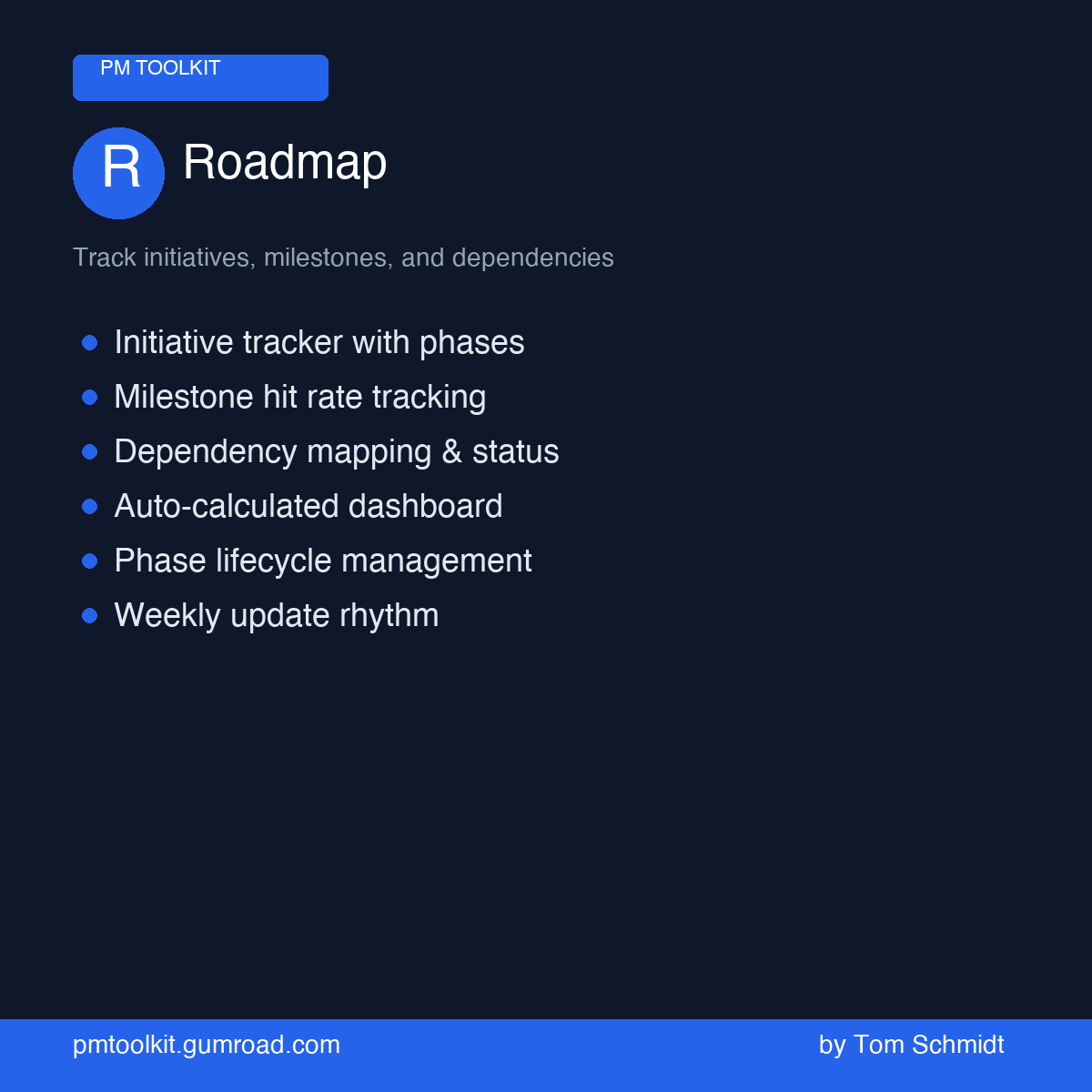 Roadmap tracker preview