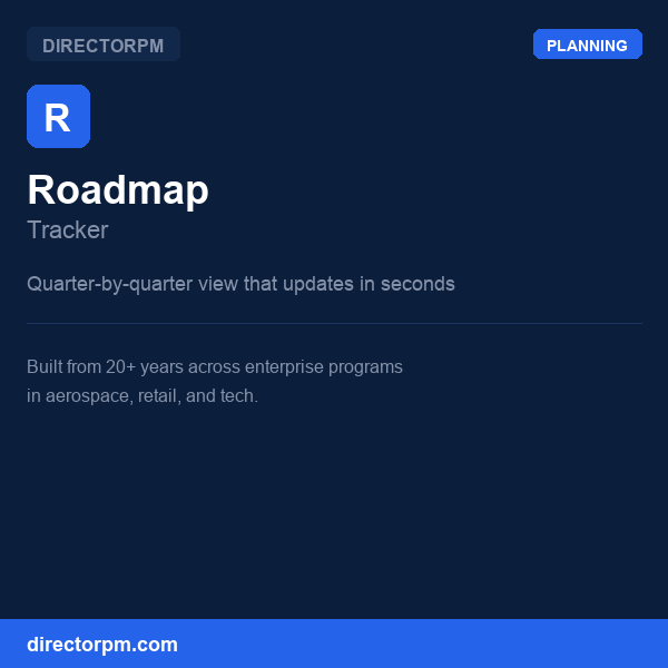 Roadmap tracker thumbnail