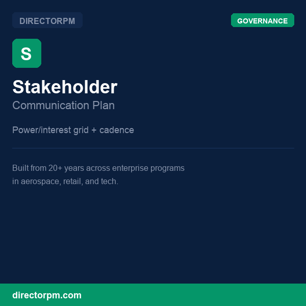 Stakeholder plan thumbnail